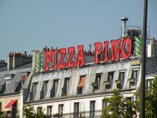  enseigne Pizza Pino, Montparnasse
